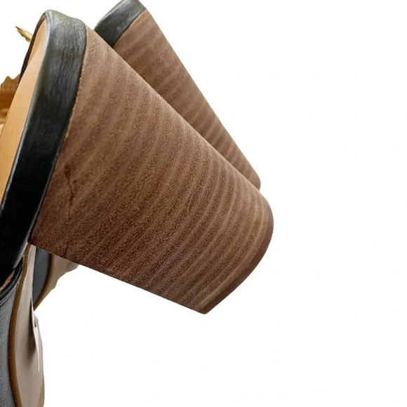 NORDSTROM 14th & Union Sandal Asher Block Heel Black Size 11 NWT - Picture 9 of 11